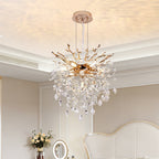 18 inch gold tree branch crystal chandelier 7-light luxury main view