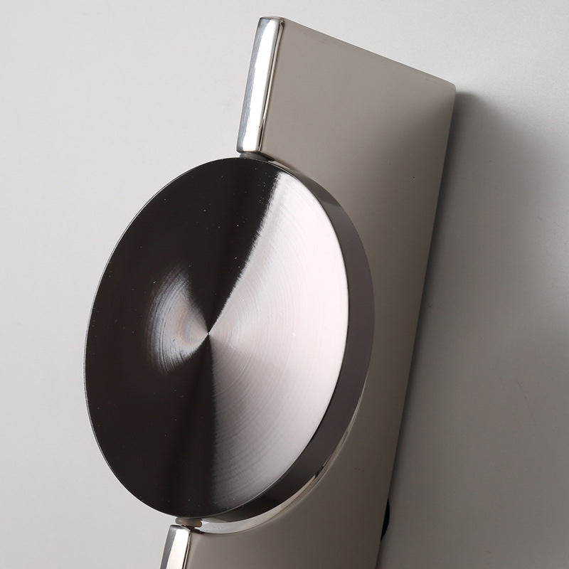 Minimalist Stainless Steel Projection Wall Lamp – 3W LED Art Light