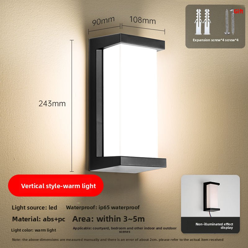 Outdoor Motion Sensor LED Wall Light – 30W IP65 Waterproof Security Light