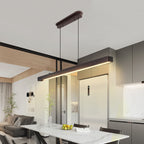 51-inch walnut pendant installation hardware and mounting components