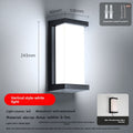 Outdoor Motion Sensor LED Wall Light – 30W IP65 Waterproof Security Light