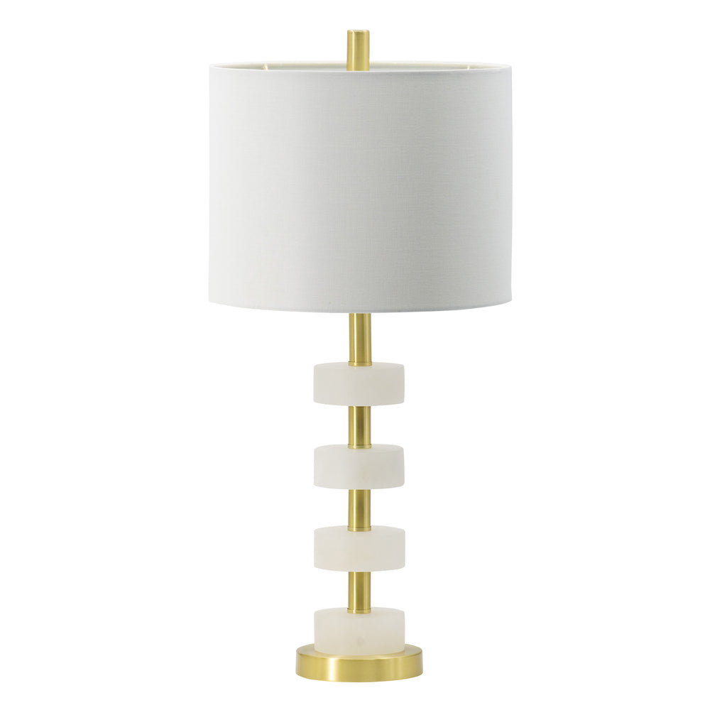 Marble lamp dimensions and shade size specifications