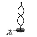 Wave lamp set of 2 in cool white mode on bedroom desk