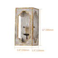 Rustic Wood Wall Sconce – Vintage Country Style LED Wall Lamp