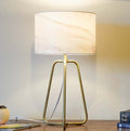 Modern bronze marble shade table lamp – main product view
