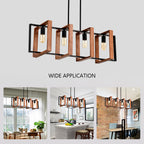 36-inch rectangular farmhouse chandelier dimensions and size guide