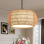 Adjustable hanging pendant light installation view