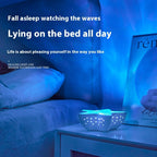 Starfish water ripple projection night light – main product view