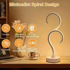 USB dimmable question mark lamp close-up of base and design