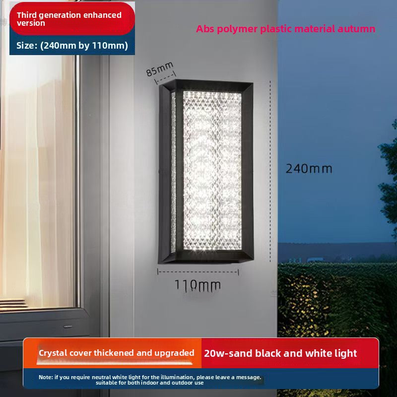 Outdoor Motion Sensor LED Wall Light – 30W IP65 Waterproof Security Light