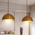 41-inch copper double-head industrial pendant light – main product view