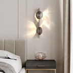 Minimalist Stainless Steel Projection Wall Lamp – 3W LED Art Light