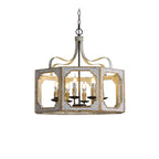 Rustic Wood Wall Sconce – Vintage Country Style LED Wall Lamp