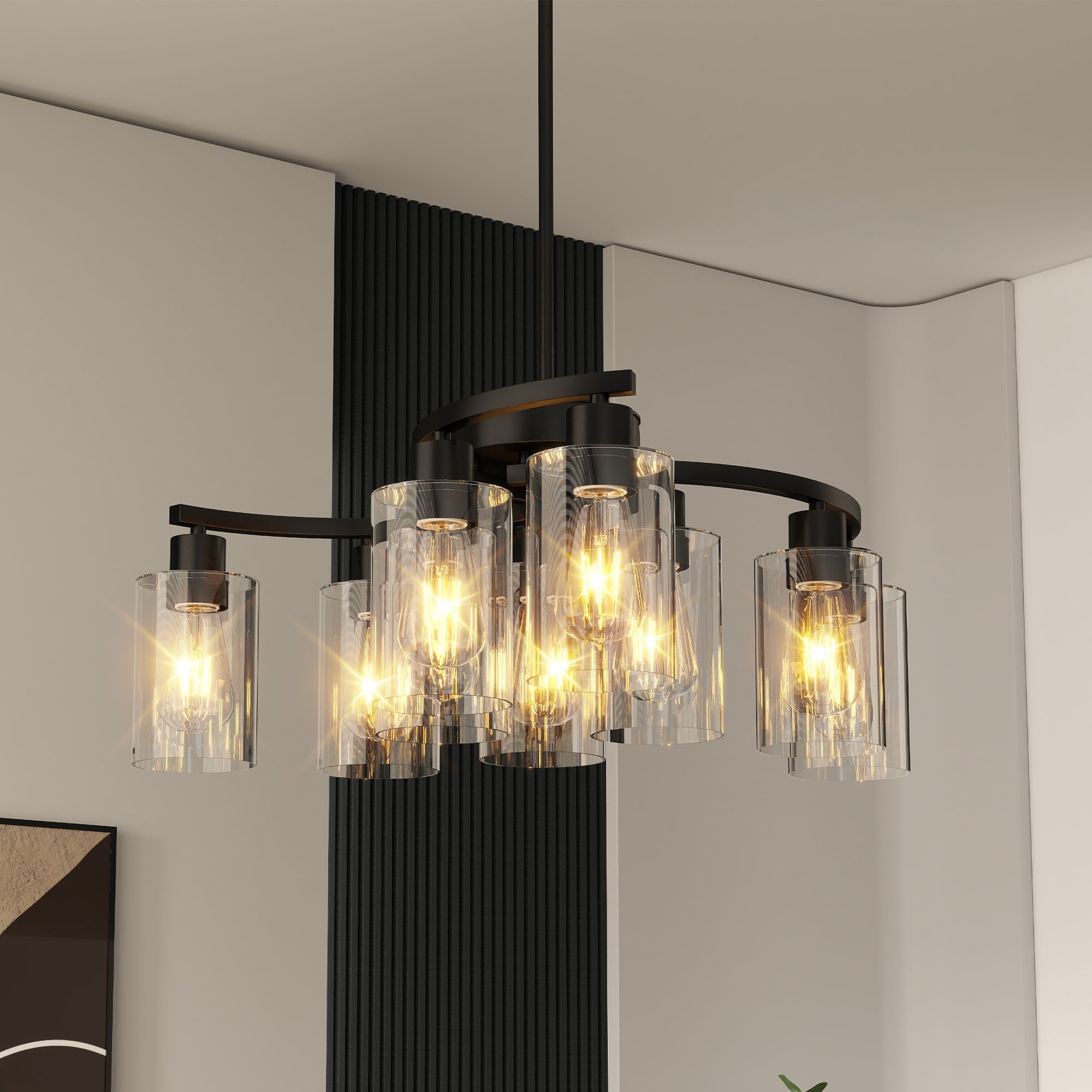industrial modern chandelier for stylish home interior